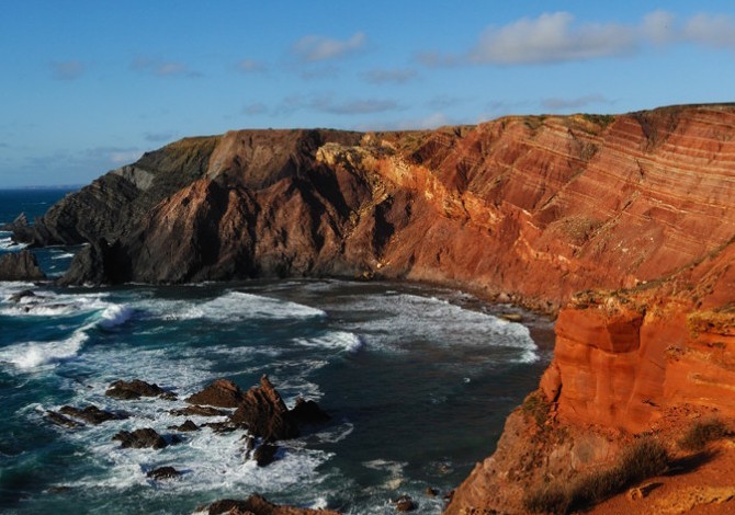 Rota Vicentina, la costa di Telheiro. Foto Rota Vicentina