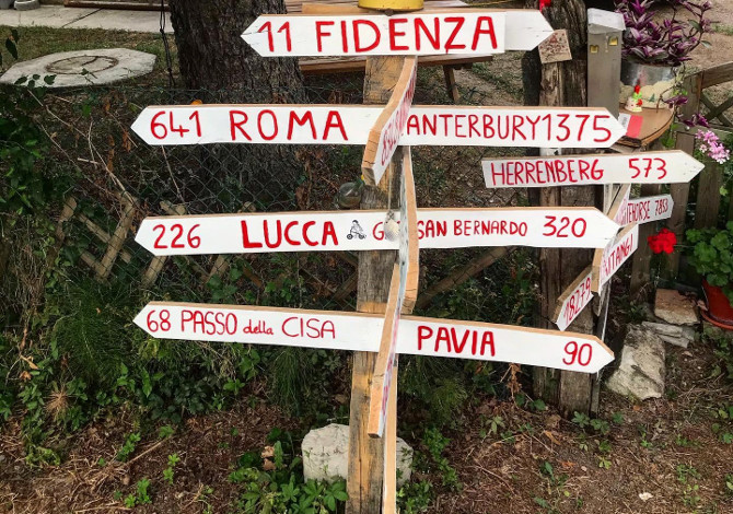 Via Francigena a piedi: dal Po a San Miniato superando gli Appennini