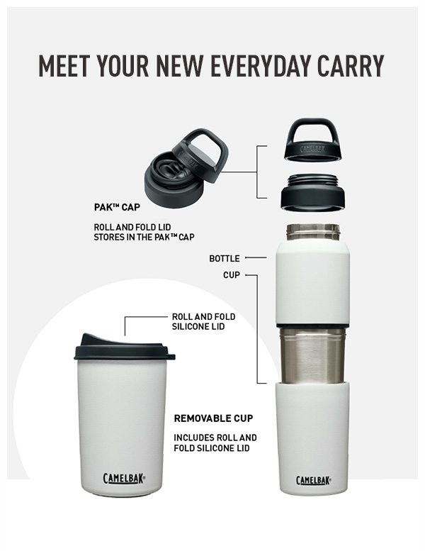 CamelBak MultiBev: la borraccia termica 2 in 1 con bicchiere integrato