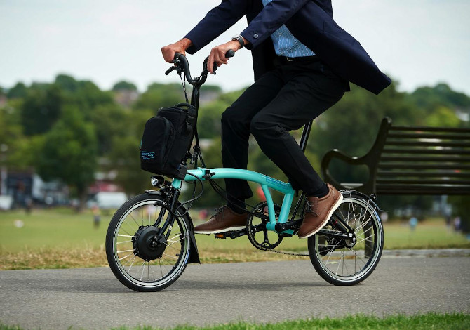 Brompton Bici elettrica pieghevole