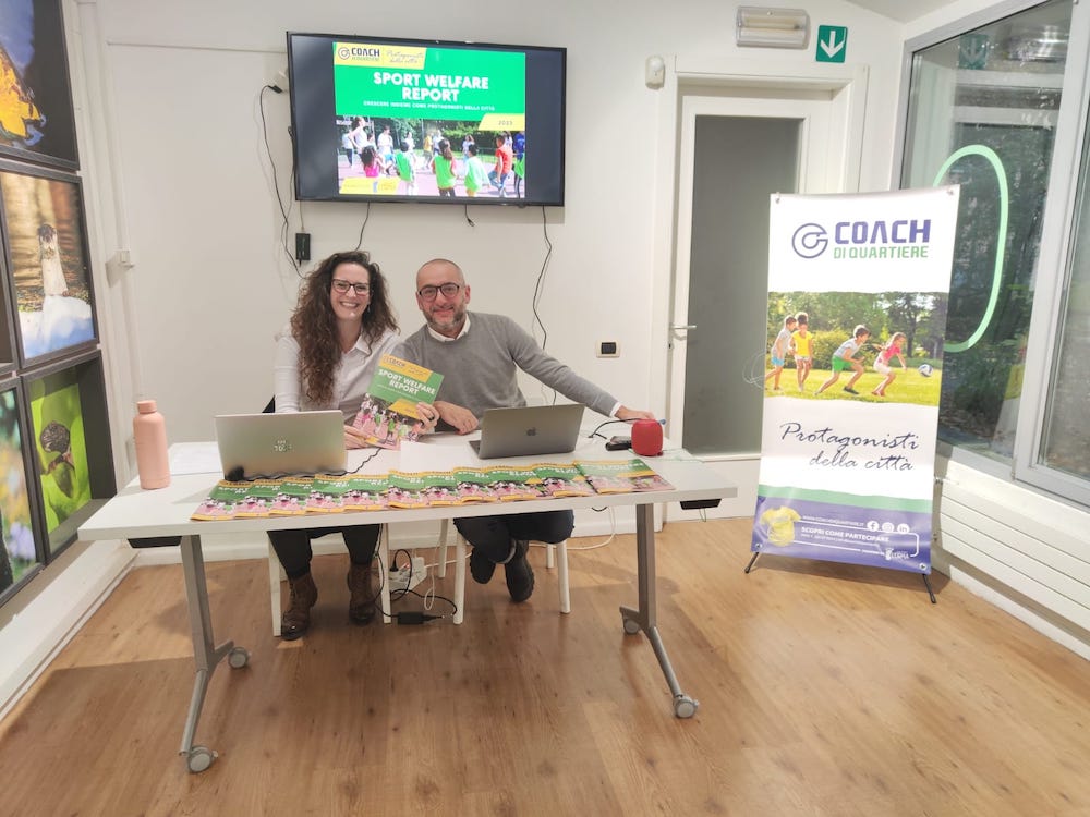 Maria Vittoria Borriello e Claudio Massa Coach di Quartiere