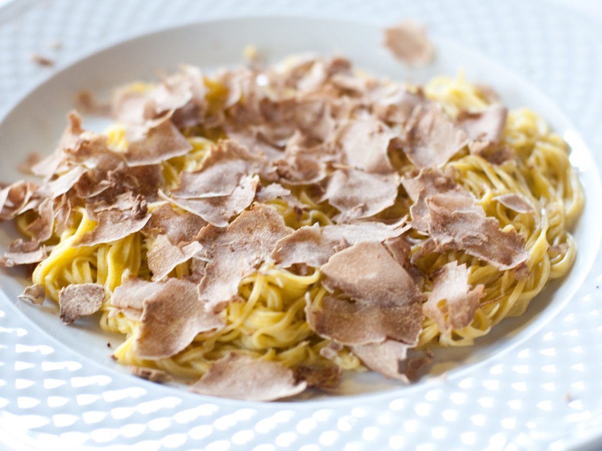 Piatto di Tajarin al Tartufo