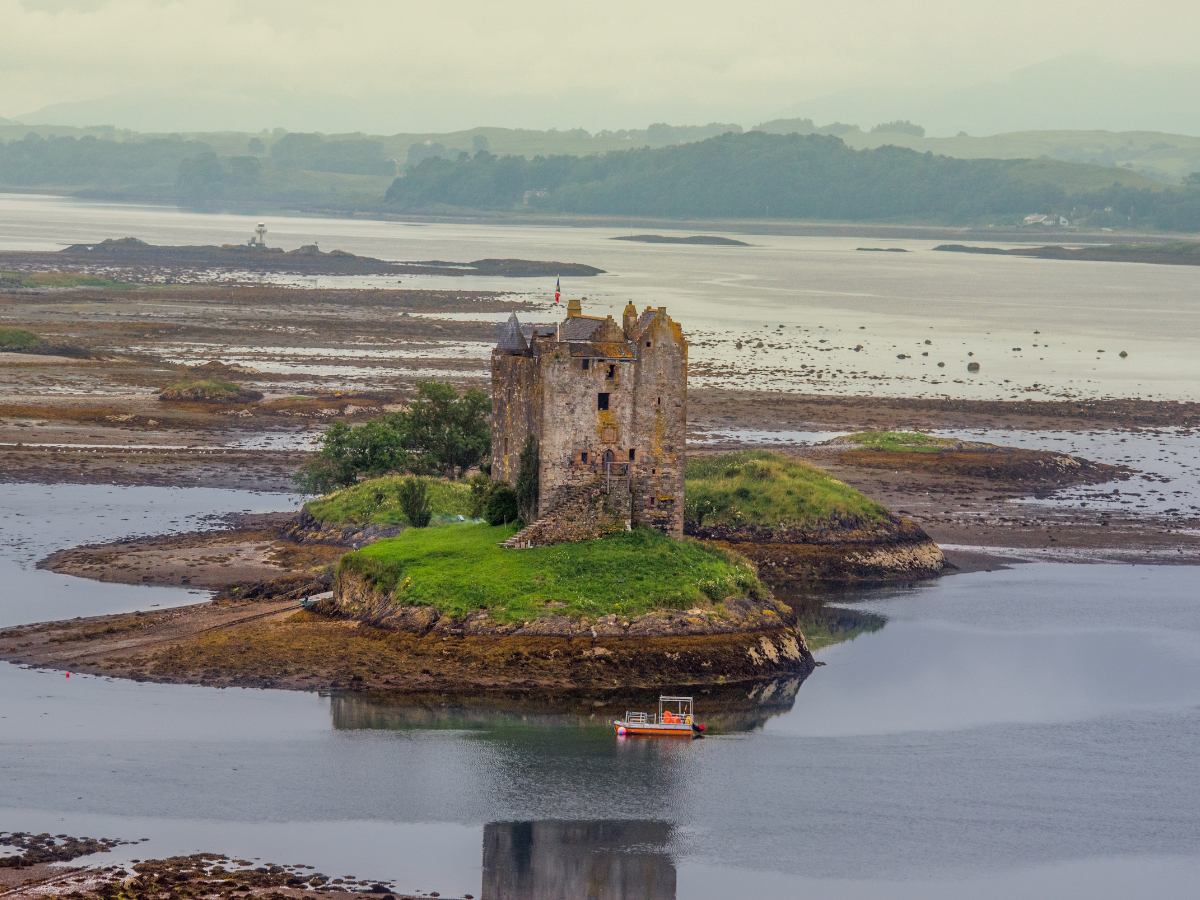L'isola del Castello di Eilean Donan in Scozia