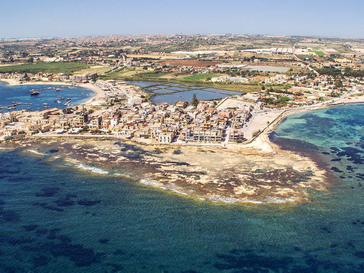 Marzamemi dall'alto, Sicilia