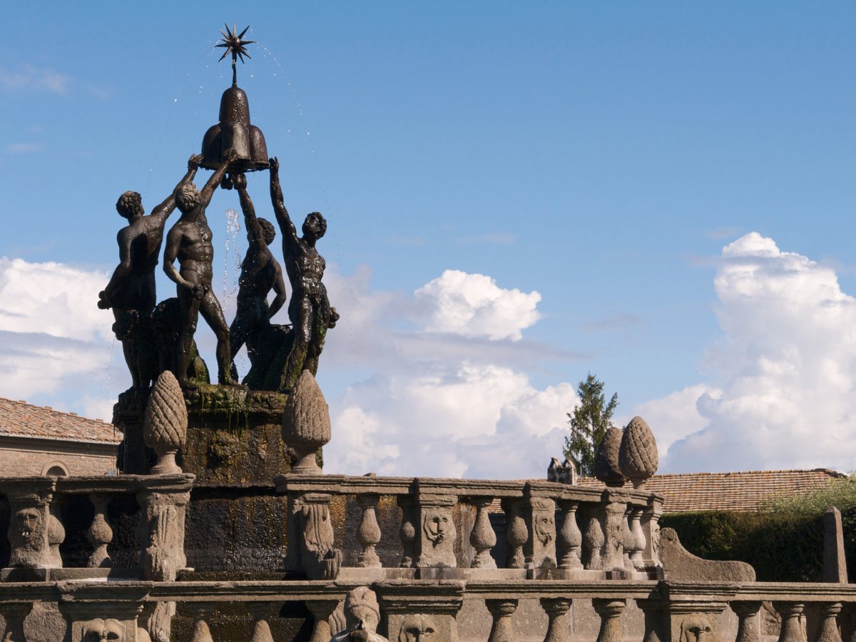 Fontana dei Quattro Mori a Villa Lante