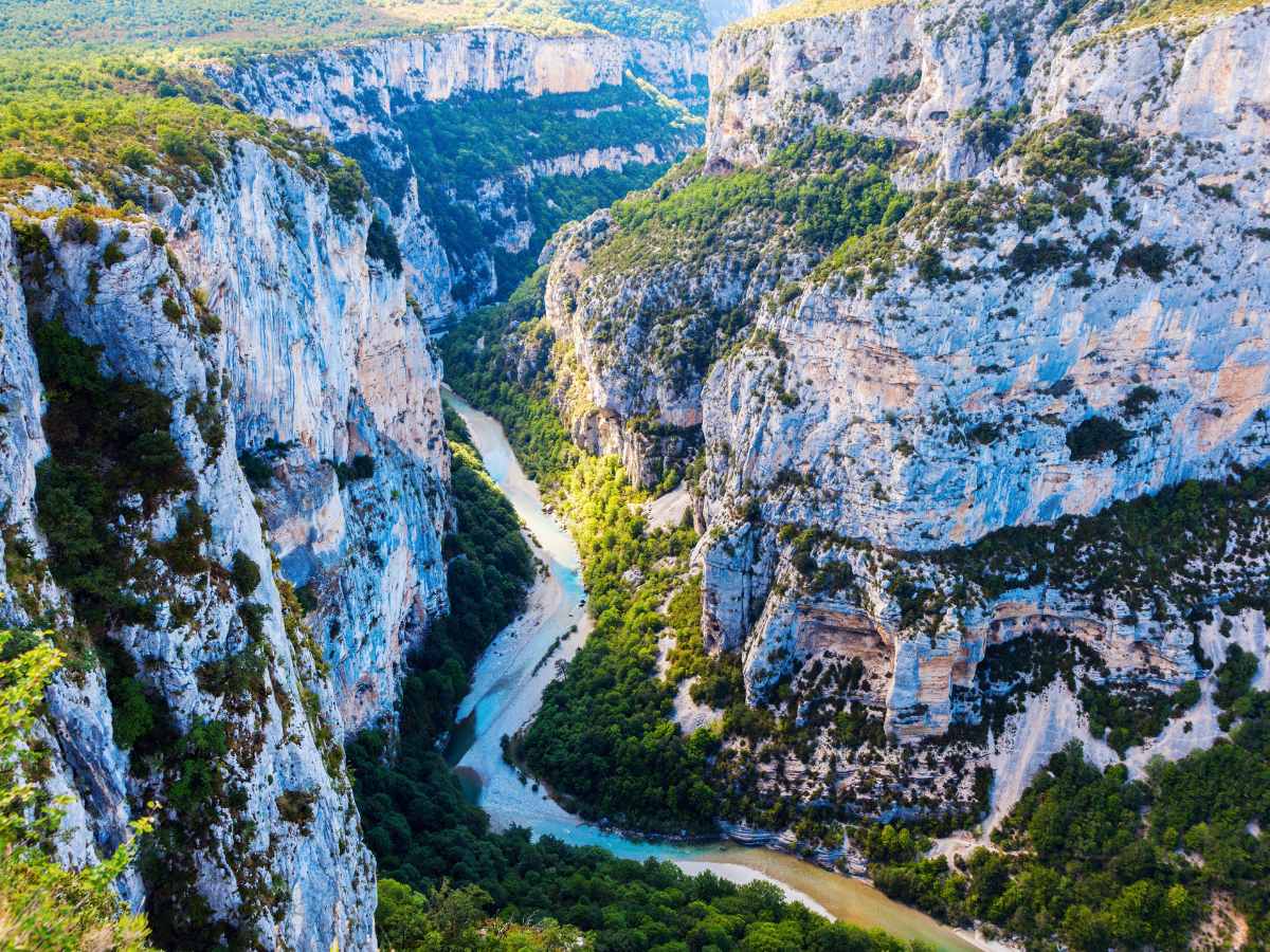 Il Canyon del Verdon dall'alto