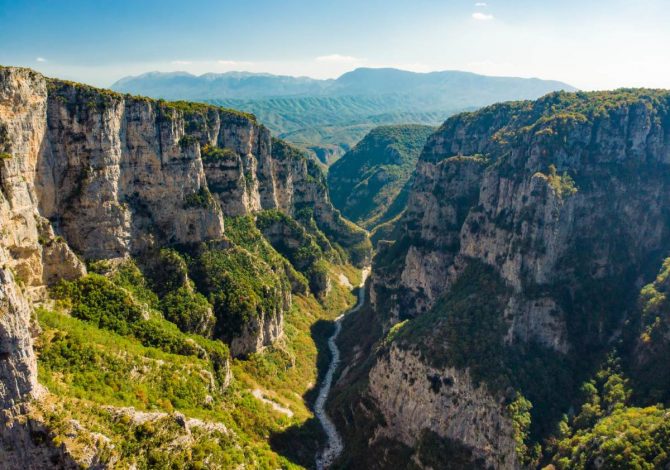 Canyon di Vikos, Grecia