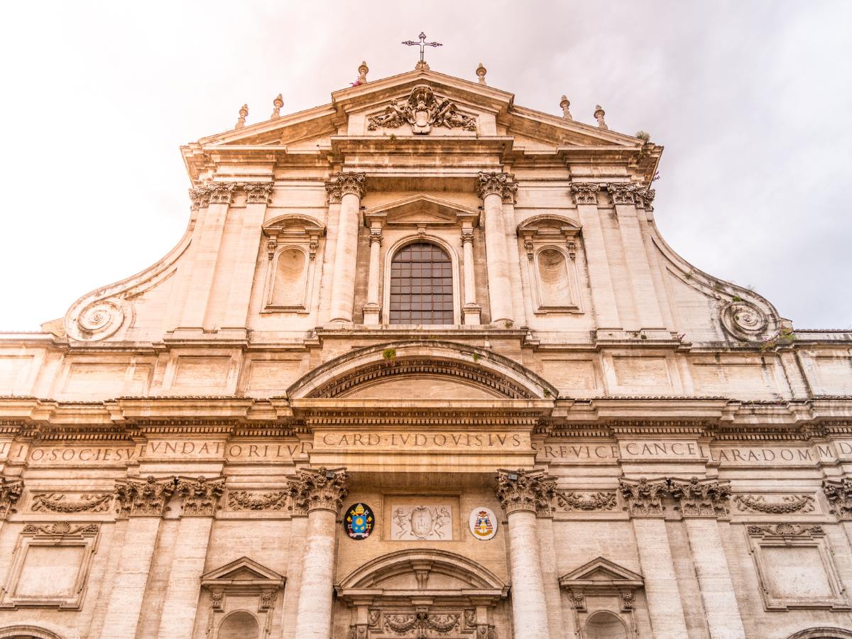 Esterno della Chiesa di Sant'Ignazio di Loyola a Roma