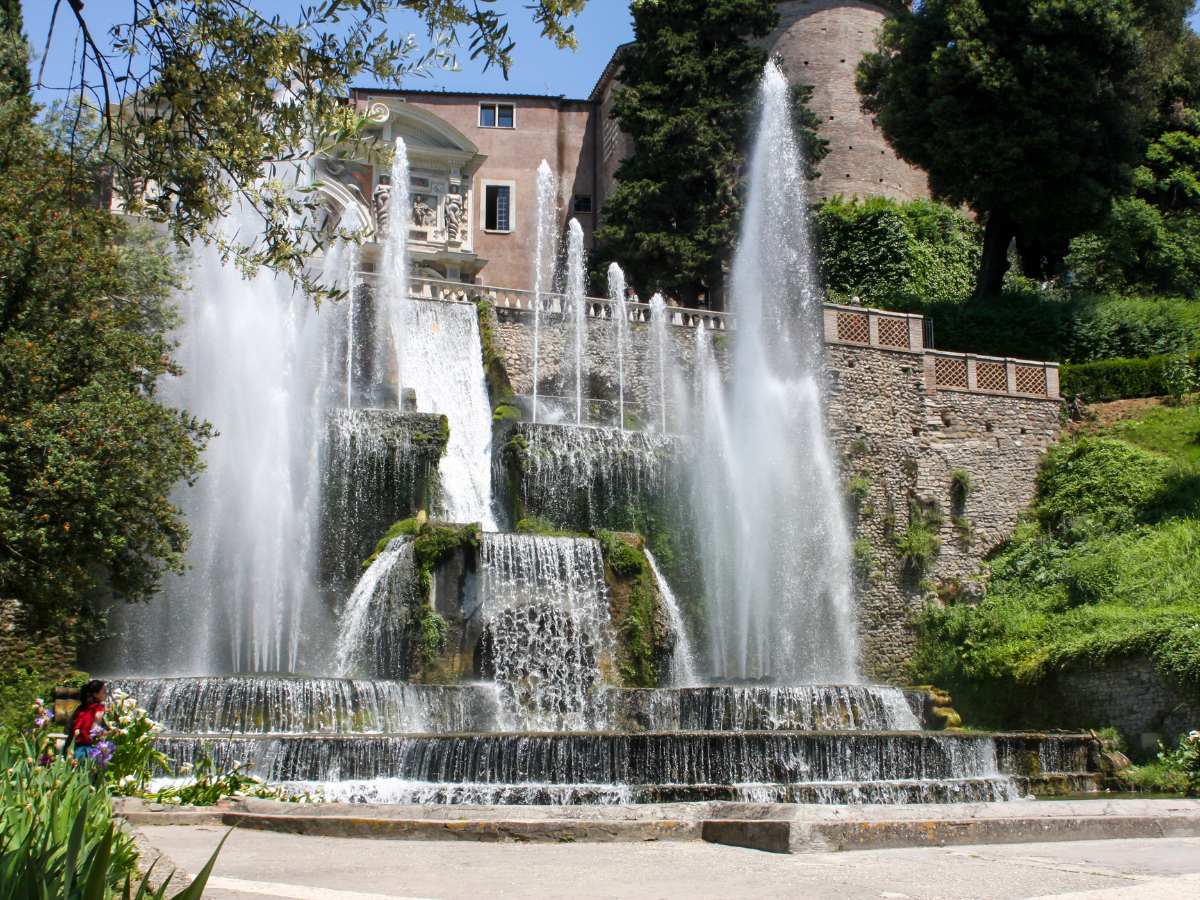 Una delle fontane di Villa d'Este