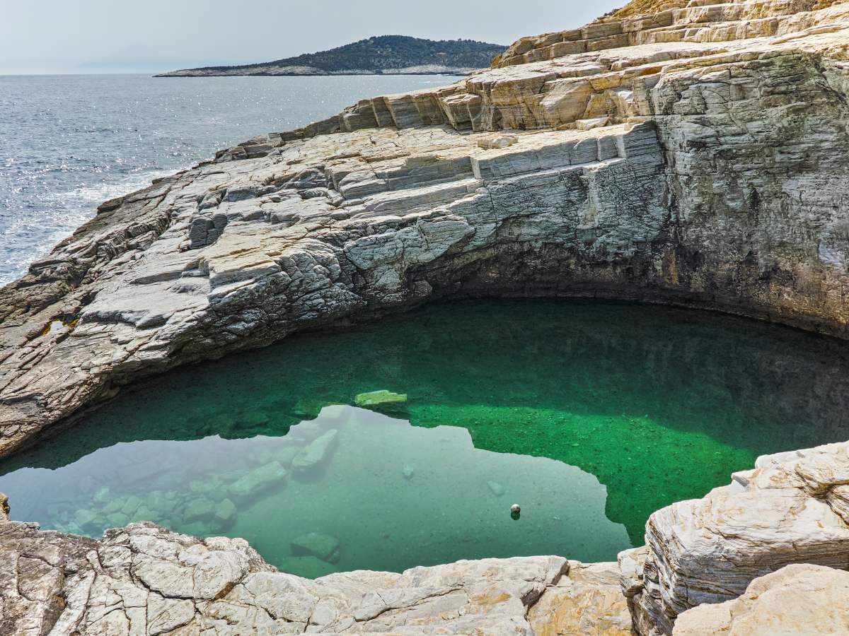 Piscina naturale di Thassos, la Lacrima di Afrodite