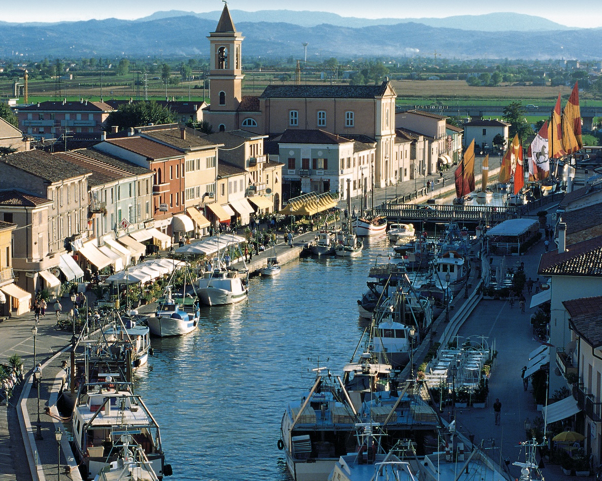banchine al Porto Canale si Cesenatico