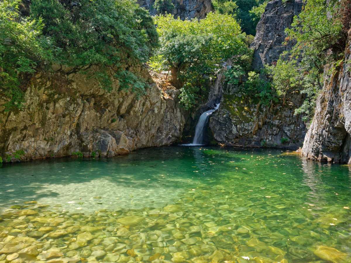 Vathres, piscine naturali in Grecia