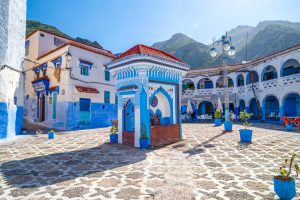 città blu mondo - foto Badr Rachadi