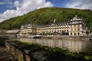 Bad Ems Häckers Grand Hotel with River Lahn UNESCO World Heritage © Sitelookphotos, Günther Bayerl