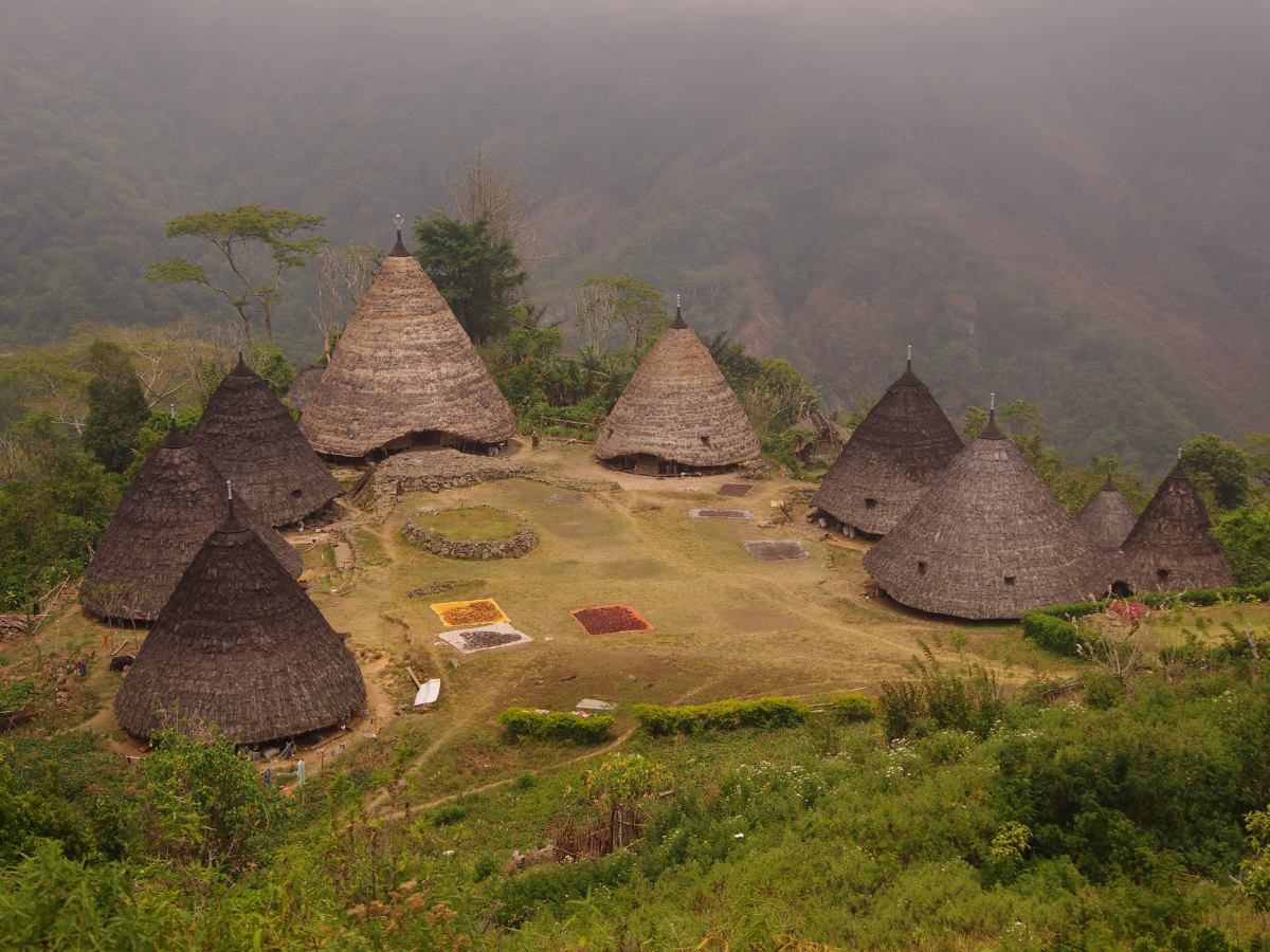 Panorama di Wae Rebo, Flores